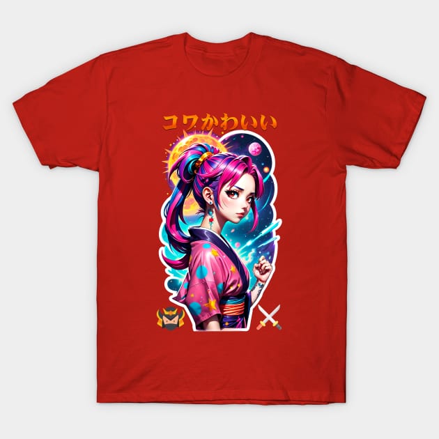 Kawaii Dread Warrior Girl T-Shirt by KawaiiDread